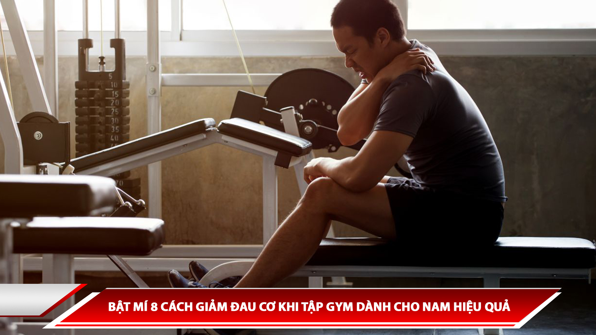 BẬT MÍ 8 CÁCH GIẢM ĐAU CƠ KHI TẬP GYM DÀNH CHO NAM HIỆU QUẢ